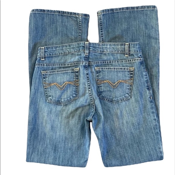 HARLEY-DAVIDSON Women’s Mid Rise Boot Cut Denim Jeans Size 6 - Picture 5 of 13